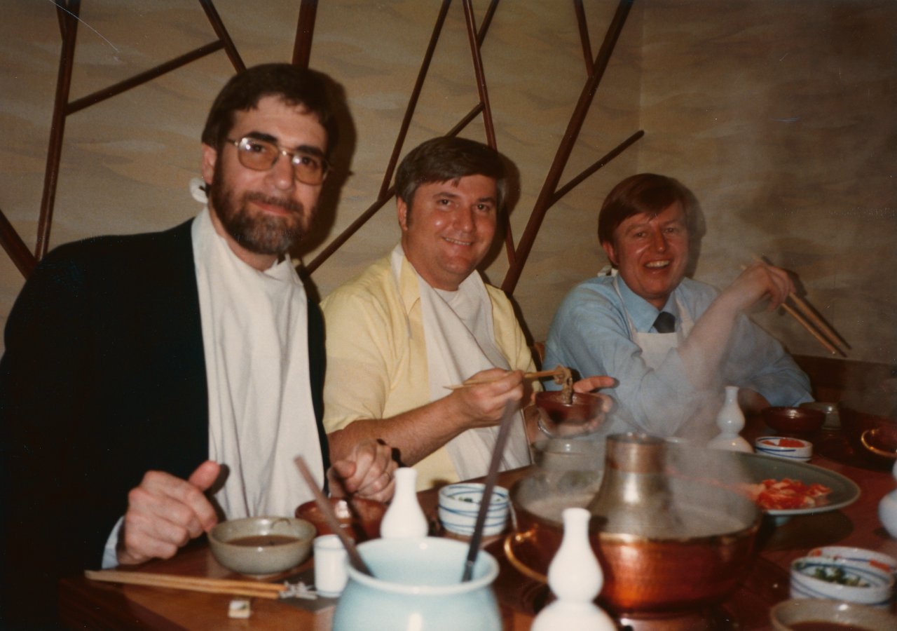 Adrian and colleagues on trip to Japan 1984 2